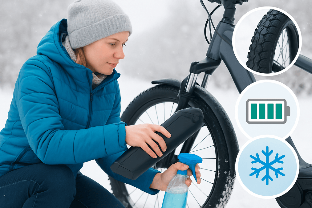E-Bike im Winter fahren – Akku, Reifen und Pflege-Tipps